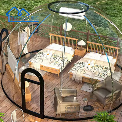 Hotel Glamping Dome Tent Transparan Resort Hotel Tent Untuk Camping Outdoor