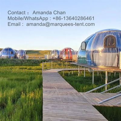 Fashion Design Star Glass Dome Rumah Acara Pesta Tenda Dome Hotel Tenda Dome