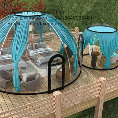 Tenda Rumah Dome Transparan Tenda Rumah Dome Customized Glamping Dome Tent