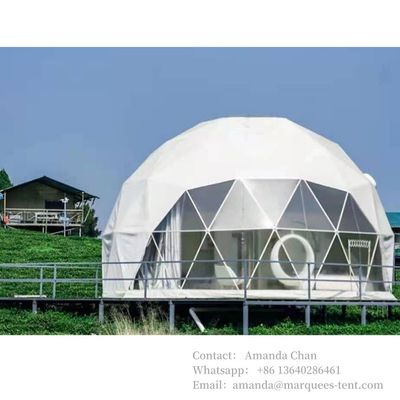 Desain Baru Disesuaikan Glamping Dome Tent Dome Tents Outdoor Glass Dome Tend Outdoor Bathroom