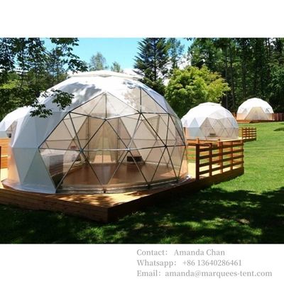 Outdoor Custom Large Glamping Family Hotel Waterproof&Windproof Dome Tent Untuk Dijual