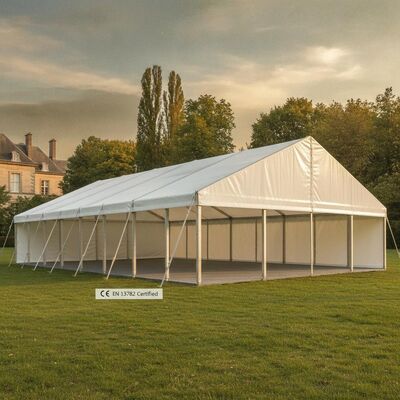 Eropa CE EN 13782 Pihak bersertifikat Marquee Tents Waterproof Frame Aluminium Outdoor Event Canopy Struktur