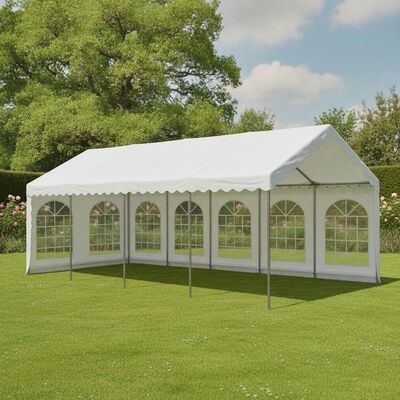 Premium 6x12m Waterproof Taman Party Marquee Tent dengan dinding samping yang dapat dilepas UV tahan atap PE