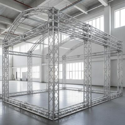 Struktur Acara Precision Industri CNC Kerangka Aluminium Berat TUV Sertifikasi German Trade Fair Exhibition Hall Marquee