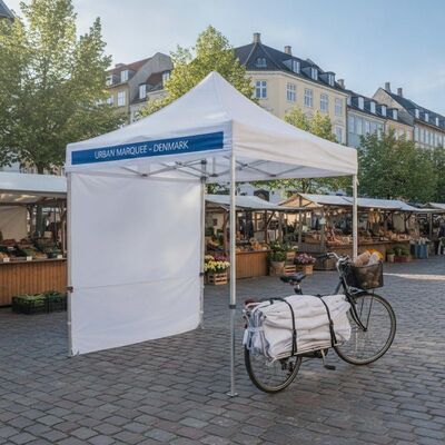 Kompak Pop Up Portable Party Marquee Tent Sepeda Pengangkutan Desain ramah untuk Denmark Pasar luar kota
