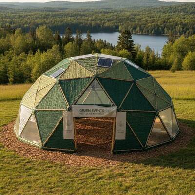 Eco Friendly Sustainable Green Party Marquee Tent Bahan Daur Ulang untuk Kanada Acara Bertanggung Jawab Lingkungan