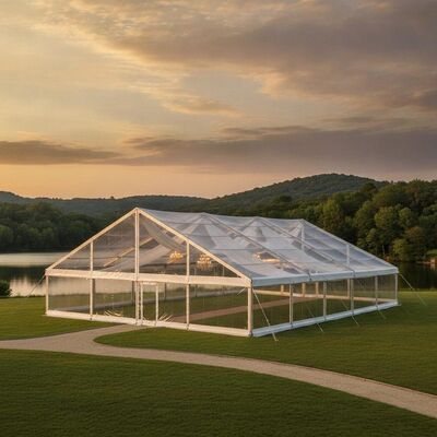 Clear Span Modular Party Marquee Tent Aluminium Frame Event Besar Wedding Canopy