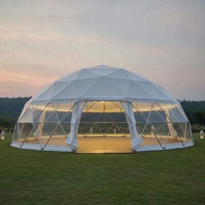 Aluminium Frame Party Marquee Tent Waterproof PVC Atap Dinding Yang Dapat Dihapus Untuk Acara Luar Ruang